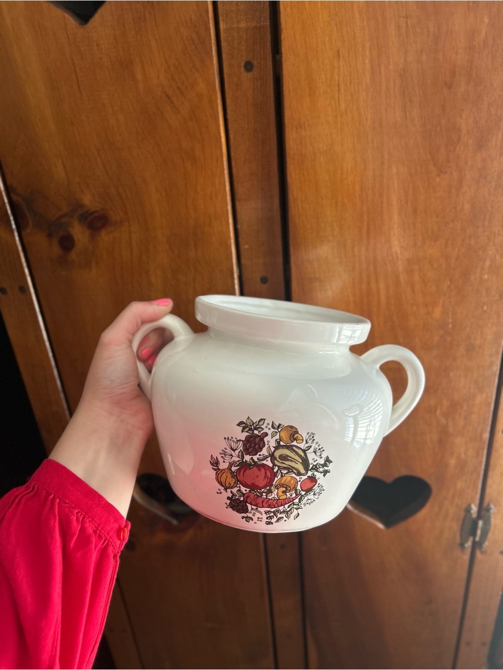 Vintage Large McCoy Spice of Life Pot/Crock